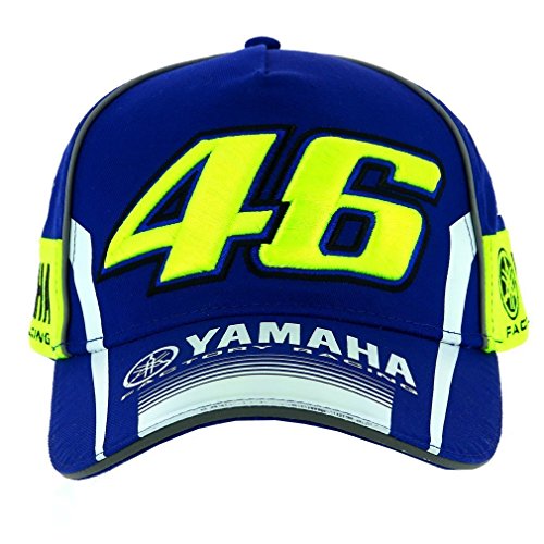 Gorra Valentino Rossi VR46 Moto GP M1 Yamaha Racing Team Azul