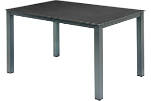 MFG FREIZEITMÖBEL AUS MECKLENBURG MFG Lofttisch 160x90 cm, Gestell: anthrazit, Plattendekor: Schiefer