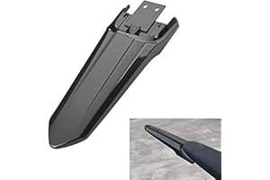 CTDOESO garde-boue arrière de moto en plastique ABS allongé plus long électrique Dirt Bike pour Sur-Ron Light Bee X And S - Noir