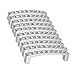 Produktbild REFURBISHHOUSE 10 Stuecke Kristall Stangengriff Moebelgriff Schrankgriff Schubladengriff Kueche Schrank Schublade Schranktuer Stossgriff Tuer Griffe Lochabstaende Silber 128mm
