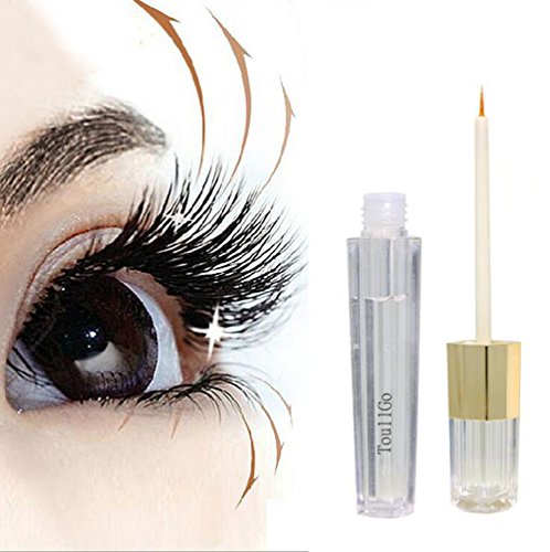 Wimper-Wachstumflüssigkeit Wimper Enhancer Augenbrauen Wachstumsserum Wimpernpflege 5ml Eyelash Growth Liquid Lash Food Natürlicher Wimpern-Booster Natural Eyelash Conditioner für Wimpern ,Fördert das Wimpernwachstum und sorgt für volle, dichte und lange Wimpern,Auch für Augenbrauen geeignet - 2