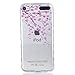 Produktbild Sunroyal Hülle für iPod Touch 5 / iPod Touch 6 Silicone Case Cover, Scratch-resistant Ultra Slim TPU Case Cover Soft Protective with Pattern Design Transparent Soft silicone Cover