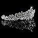 Wedding Bridal/Bridesmaid Floral Rhinestone Tiara Crown 11.42"