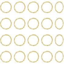 Anneaux De Liaison Acier Inox 25 Mm – Lot De 80 Pièces – Diamètre Intérieur 22 Mm, Pour Fabrication Bijoux DIY - 13