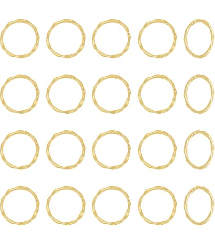 QUARKZMAN 100Pz Anelli di Salto Aperti, 12mm Connettori O-Ring