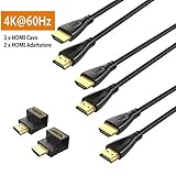 Unterstützt den neuesten 4K 1.4b HDMI Standard und unterstützt High Speed, Ethernet, Audio Return, 1080P TV, 3D Fernseher, UHD TV, Blu-ray, Full-HD, TrueHD, DTS-HD