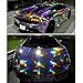 Produktbild Hoho Auto-Folie, Vinyl, holographisch, Laser, Chrom/Schwarz