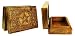 Produktbild Tarotbox aus massivem Holz, geschnitzt, Pentagramm, 17 cm