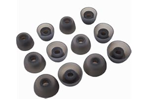 TENNMAK TENMAK 12 x wymienne końcówki douszne do TOZO NC7 / NC7 Pro / NC9 / NC9 Plus hybrydowe aktywne słuchawki douszne z redukcją szumów, 6 par