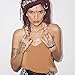 Tattify Metallic Gold Indian Style Jewelry Temporary Tattoos - Indian Princess (Set of 4 sheets)