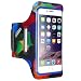 Produktbild Philip Peacoc FLOVEME gedruckt Universal Smart Touch Telefon Armband Fall, für iPhone 8 & 7 & 6s & 6 (Farbe : Blau)