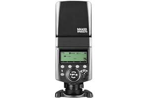 Meike MK420F Flash Speedlite professionnel TTL Li-ion avec écran LCD pour appareils photo Fujifilm X-T2/X-T20/X-T1/X-T10/X-Pro2/X100F/X100T/X70 et autres appareils photo Fuji