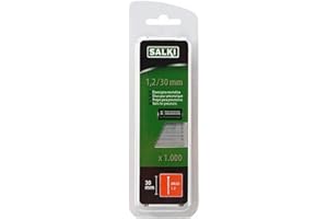 salki Clous BRAD AX 1,2 - Blister de 1000 Unités, Clous sans Têtes de 30mm de Longeur 86911230 Vert