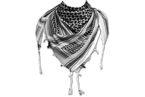 Clara Leather Jackets Cotton Shemagh Tactical Military Scarf Palestine Scarf for Men&Women