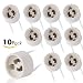 Produktbild 10x GU10 Fassung Sockel Keramik mit Qualitäts Silikonkabel- GU10 Fassung (240V) für LED und Halogen