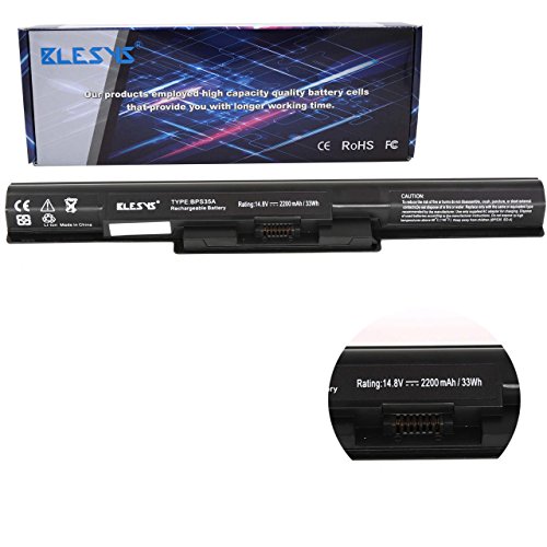 BLESYS - 14.8V/2600mA SONY VGP-BPS35A Ersatz-Laptop Akku fit SONY SVF14 SVF15, SONY VAIO FIT 14E 15E Serie