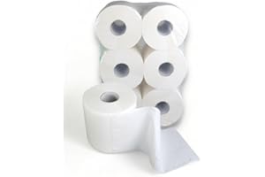 PRO DP 6 Handtuchrollen Papierhandtuchrollen Papierrollen MIDI Rollen 2-lagig Tissue Hochweiß 20cm breit 160m perforiert 450 Blatt á 20x36cm Innenabrollung