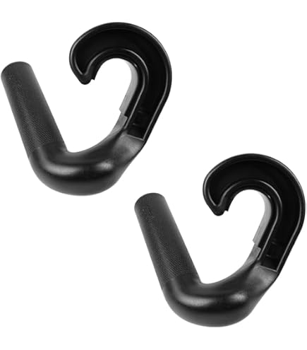 2 Poignées Résistance KYLIN SPORT - Silicone - Mousqueton Acier - Pour Bandes Élastiques, Machines Cable - 200kg