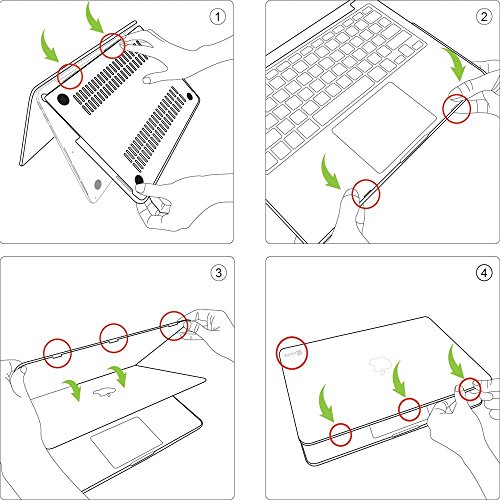 Fintie MacBook Pro 15 Retina H  lle  No CD-ROM Drive  - Ultrad  nne Plastik Hartschale Schutzh  lle Snap Case f  r Apple MacBook Pro 15 4  with Retina