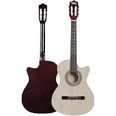 Midex CG-395NT Natural Renk Kesik Klasik Gitar 4/4 Yetişkin Boy Sap Ayarlı Full Set