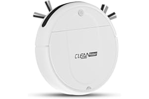 GENERICO Robot aspirapolvere, robot aspirapolvere e lavapavimenti 3 in 1 per una pulizia completa, autonomia di 100 minuti, Ultrassottile, Efficiente e silenzioso, Ideale per peli animali e pavimenti duri-1