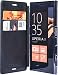 Produktbild JT Berlin FolioCase Schöneberg für Sony Xperia X Compact (Handarbeit, Transparente Hartschale, Standfunktion, Kartenfächer) schwarz - 10180