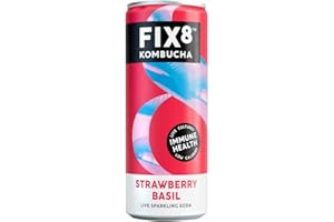 Fix8 Strawberry Basil Kombucha 250ml