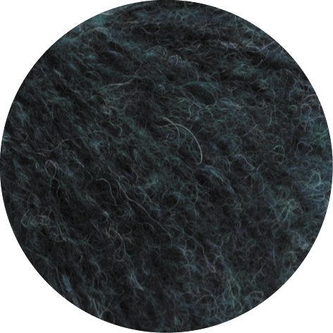 LANA GROSSA GARZATO Fleece, 2 - Petrol/Schwarz