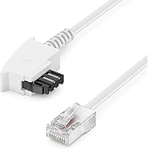 Für zauberhafte Gastgeber Goobay 68024 Telephone Adapter plug, black, 0.2 m - RJ45