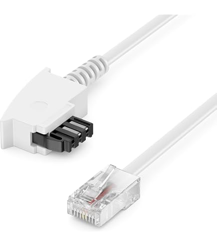 Cavo Telefonico Hama TAE-F - 15 Metri, Universale Per Prese Telefoniche, Colore Nero - 3