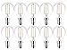Produktbild 10 x Attralux LED Classic P45 Tropfen / E14 / Glühfaden-LED / Verbrauch 2.1W ersetzt 25W / 2700K / Warmweiß / 250 Lumen / EEK A++ / 15.000h / nicht dimmbar