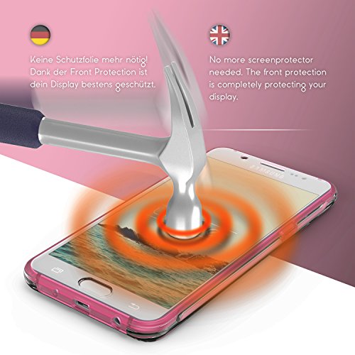 Urcover Galaxy J5 2016 Funda Nueva Versi n Mejorada Funda Carcasa Samsung Galaxy J5 2016 Completa 360 Grados TPU Crystal Clear Case suporto Qi M vil Smartphone Rosado reviews Urcover Galaxy J5 2016 Funda Nueva Versi n Mejorada Funda Carcasa Samsung Galaxy J5 2016 Completa 360 Grados TPU Crystal Clear Case suporto Qi M vil Smartphone Rosado