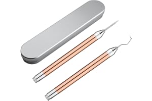 PEUTIER 2pcs Led Weeding Tools for Vinyl, Lighted Vinyl Weeding Tool with Hook Craft Weeding Tools for Removing Iron on Vinyl Paper Scrapbooking Cutting Cameos DIY Craft