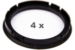 4 x pneugo! Bagues de centrage pour jantes alu 73.0 mm - 60.1 mm