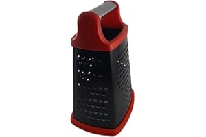 DATAPRICE Rallador de Cocina KANGLI, Rallador de 4 caras con Asa, Accesorio de Cocina para rallar frutas y verduras