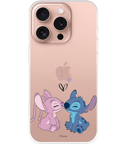 2 Stück IPhone 16 PRO MAX Hüllen | Niedliches Karikatur-Muster, TPU Silikon | Transparent & Stoßfest