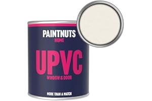 PaintNuts UPVC Window & Door Paint - RAL-9010 - PURE WHITE Satin 250ml Tin