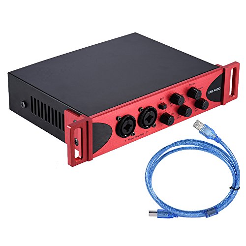 Preisvergleich Produktbild Ammoon USB-Audio-Interface mit Pro Tools externe USB Soundkarte Mischapparat