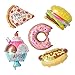 Price comparison product image 5pcs/lot Donuts Cream Hamburger Hot Dog Aluminum Foil Balloons, Inflatable Balloons Air Balloons for Birthday Wedding Baby Shower Kids Children Party Decoration Supplies, Party shower Photo Props