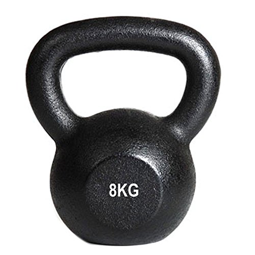 Oypla 8kg Cast Iron Kettlebell Weight Training Fitness Workout Gym