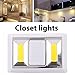 Produktbild Weitituolodestar COB LED Wandschrankleuchte, superhell, batteriebetrieben, Stick Anywhere, Switch Nachtlicht, Tap Lichter für Wandschrank, Schuppen, Dachboden, Notfall