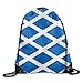 Produktbild Yesliy Flagge von Schottland Kordelzug Rucksack Tasche Beam Mund Yoga Sackpack Rucksack Schultertaschen für Männer/Frauen