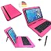 Produktbild Medion Lifetab P10505 (MD 99984) - Qwertz Tastatur Tablet Tasche 10.1 mit Standfunktion - Deutsche Tastenbelegung - 10.1 Zoll Pink Tastatur