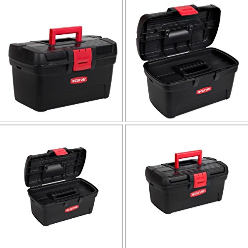 2 Koffer Werkzeugkoffer Herobox 13 und 16 Zoll mit Werkzeugträger klein in groß