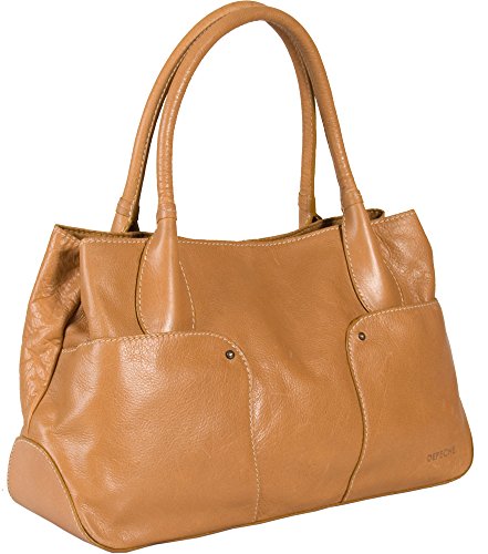 Preisvergleich Produktbild DEPECHE , Damen Schultertasche Beige Light Tan