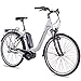 Produktbild CHRISSON 28 Zoll Damen Trekking- und City-E-Bike - E-Cassiopea hellgrau - Elektro Fahrrad Damen - 7G Shimano Nexus Nabenschaltung - Pedelec mit Bosch Mittelmotor Active Line 250W 40Nm, Rücktritt