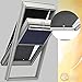 Produktbild VELUX Original Vorteils-Set (Verdunkelungs-Rollo + Hitzeschutz-Markise) für GGU GHU GTU GPU GXU 206 in Stofffarbe 1100 Dunkelblau – Markise in 5060 schwarz, Seitenschienen in Silber/DOU 206 1100