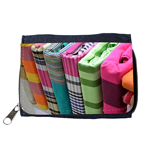 Preisvergleich Produktbild Portemonnaie Geldbörse Brieftasche / / M00156017 Bettlaken Leinen Bunte Gefaltete / / Purse Wallet