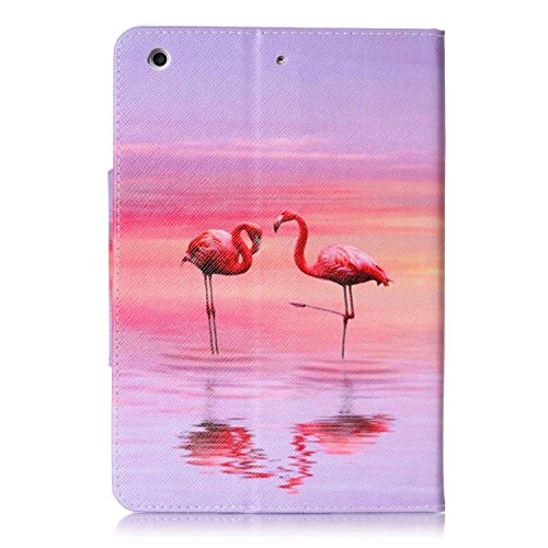 ipad mini 1 / mini 2 / mini 3 Hülle Leder Sonnenuntergang Muster,SKYXD [Auto Schlaf/Wach Funktion] PU Folio Klappbar Schutzhülle [Standfunktion/Brieftasche Kartenfach/Magnet] Klapphülle mit [Krone Handyanhänger + Eingabestift] 3 in 1 Zubehör Handy Tasche Etui for Apple ipad mini 1/2/3 Bookstyle Flip Case Leather Cover With [Stylus and Dust Plug] - 3