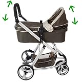 TecTake 3 in 1 Kinderwagen Kombikinderwagen Buggy Babyjogger Reisebuggy Sportwagen Kids -diverse Farben- - 5